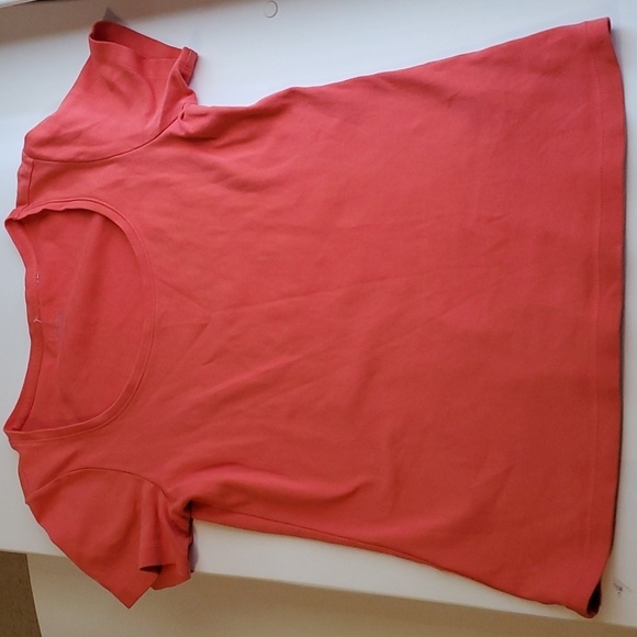 Chico's top women’s size 0 equals size small sz 4 coral scoop neck top shirt - Picture 3 of 16